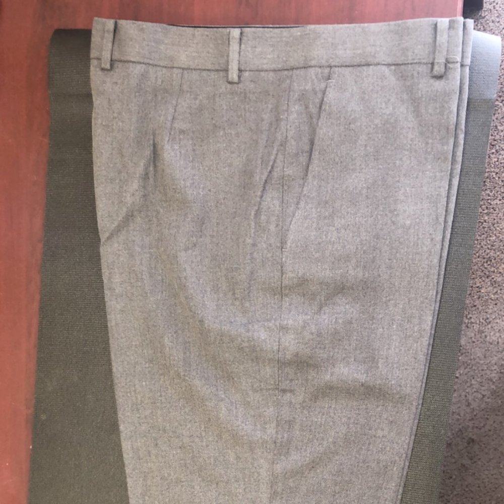Mens grey uniform pants.